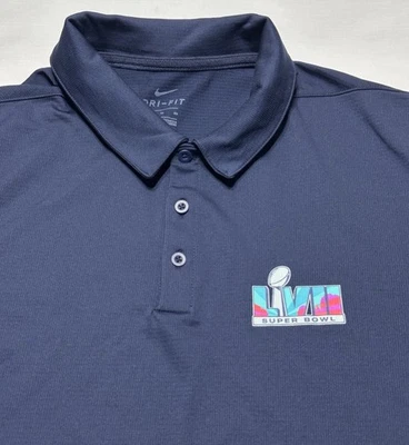 Camisa polo de golf de rendimiento Nike del Super Bowl LVII 58 para hombre talla XL Chiefs Eagles Foto 1 de 4