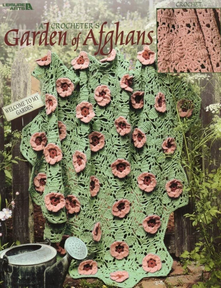 OOP!!! UM JARDIM DE CROCHETER DOS AFEGÃOS 4 DÚZIAS DE DESIGNS - Imagem 1 de 3