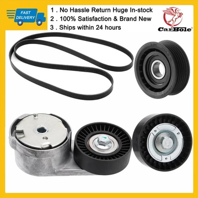 Cinturón tensor ralentí serpentino para Chrysler 300 Dodge Charger Jeep 2011-17 3,6 L Foto 1 de 4