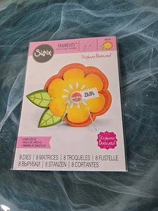 Ultra Rare! Sizzix Framelits Fold Its Flower 662737 - Picture 1 of 11
