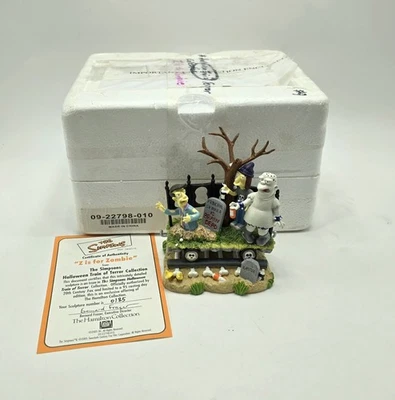 Simpsons Hamilton "Z is for ZOMBIE" Halloween Train of Terror + COA & Box - Bild 1 von 4