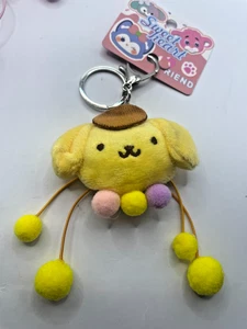 Modeschmuck Sanrio Friends gelb Plüsch Anhänger Schlüsselanhänger Handtasche Anhänger NEU - Bild 1 von 1