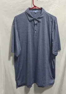 Genteal Performance Poloshirt mit Knöpfen Herren Größe Xl Kurzarm Golf Blau - Bild 1 von 3