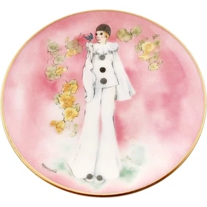 Crown Staffordshire Decorative Plate Floral Design 8cm Diameter China - Picture 1 of 8