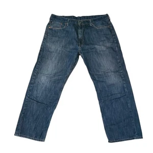 Levis 505 Regular Fit Straight Jeans Herren 40x32 Blau Medium Wash Denim Zip Fly - Bild 1 von 7