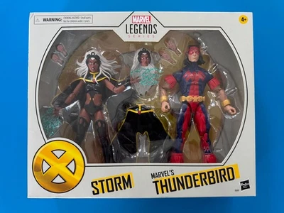 Marvel Legends 6" X-Men Paquete de 2 con Tormenta y Thunderbird - NUEVO SIN USAR, EN CAJA ORIGINAL Foto 1 de 4