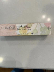 Neu Clinique Chubby Stick Wange Farbe Balsam 03 Roly Poly Rosy 0,13 oz 3,6 g GWP - Bild 1 von 5