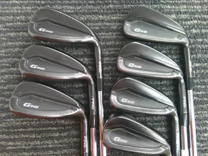 Ping G710 Iron Set 4-9,Pw 7pc Flex Stiff Dynamic Gold EX TOUR ISSUE S200 Steel - Picture 1 of 6
