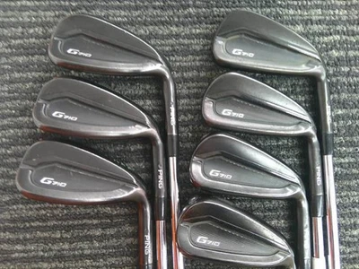 Ping G710 Iron Set 4-9,Pw 7pc Flex Stiff Dynamic Gold EX TOUR ISSUE S200 Steel - Image 1 of 4
