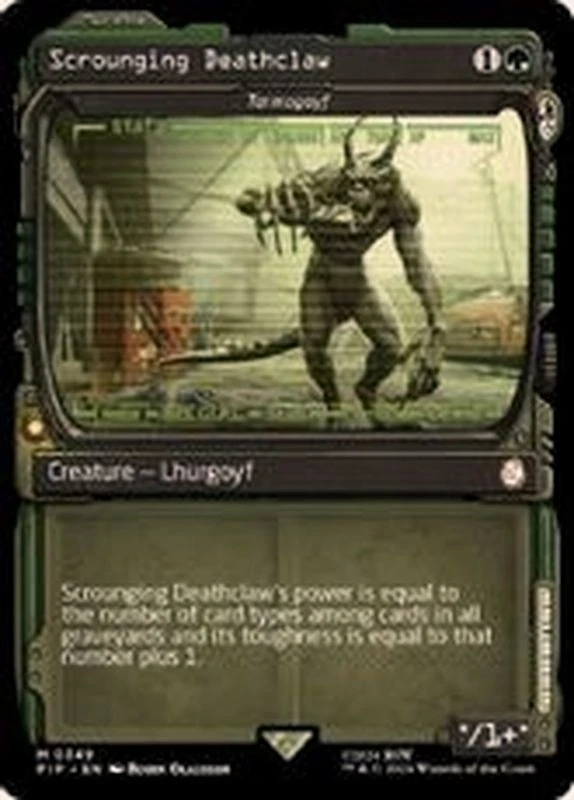 MTG FOIL Showcase Scrounging Deathclaw English [PIP] - Image 1 of 1