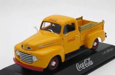 Minichamps 400082062 1/43 USA F1 PICK UP 2 DOOR COCA-COLA 1949 YELLOW Model - Image 1 of 4