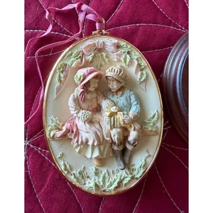 Hallmark Keepsake Ornament 1993 Compartir Navidad Coleccionistas Edición Limitada - Imagen 1 de 10