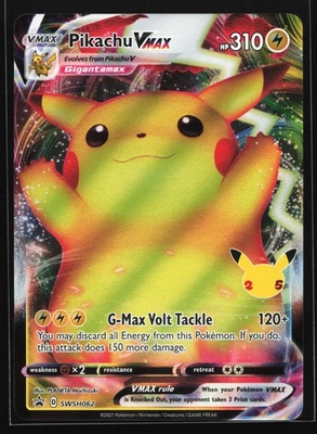 Pikachu VMAX SWSH062 SWSH: Sword & Shield Black Star Promo Pokemon Card - Image 1 of 2