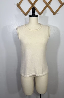 Camiseta sin mangas suéter vintage de angora años 90 mediana Foto 1 de 4