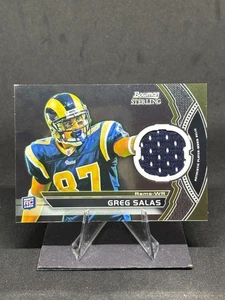 Greg Salas 2011 Bowman Sterling Rookie Relic #BSR-GS St. Louis Rams - Bild 1 von 2
