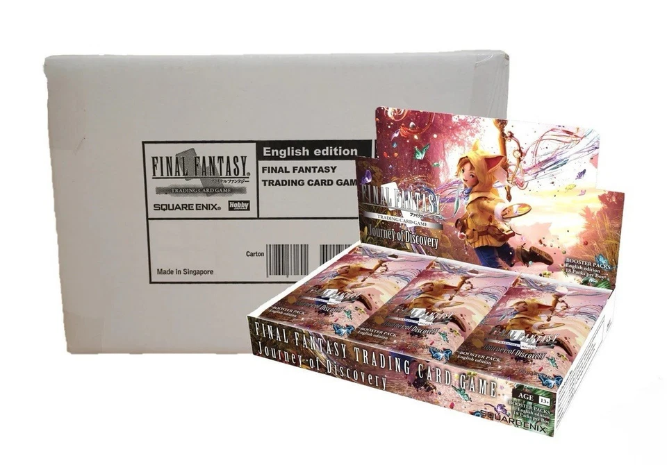 FINAL FANTASY TCG JOURNEY TO DISCOVERY BOOSTER 6-BOX CASE FACTORY SEALED - Image 1 of 1