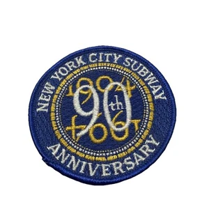 Parche 90 aniversario del metro de la ciudad de Nueva York 1904-2004 - Imagen 1 de 2