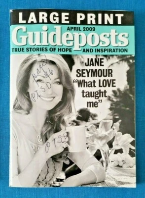 Guide Posts Large Print Jane Seymour "What Love taught me" April 2009 - Image 1 of 2