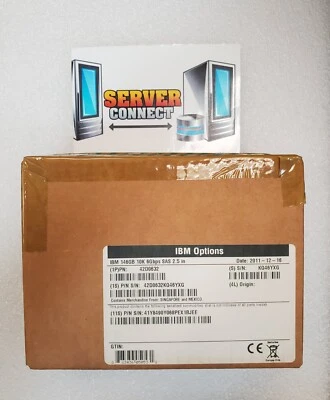 42D0633 42D0636 IBM 146GB 10K 2.5" SAS DUAL PORT HARD DRIVE 42D0632 - Image 1 of 2