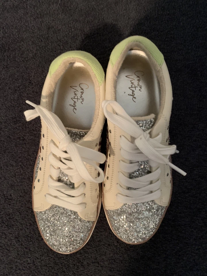 Crown 复古女式多色鞋 7 码 — 第 1/4 张图片