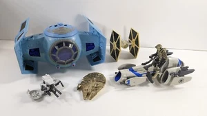 Lotto 5 Star Wars Fighter Starfighter Nave Veicolo Spaziale Collezione - Foto 1 di 22