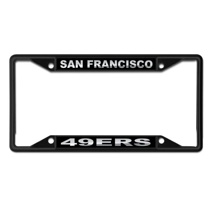 GRÁFICOS ABOBADADOS QUALIDADE QUADRO PLACA DE LICENÇA METAL ESPELHADO SAN FRANCISCO 49ERS - Imagem 1 de 1