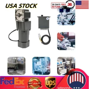 120W 30K Medium Solid Motor Speed Reduction Motor Speed Governor 90° Right Angle - Picture 1 of 22
