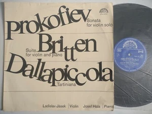 JASEK & HALA PLAY PROKOFIEV BRITTEN & DALLAPICCOLA SONATA SUPRAPHON ST 50707 - Picture 1 of 4