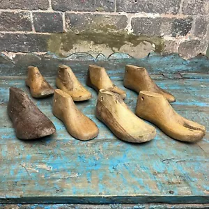 Schuhleisten aus Holz - 5er Set Vintage Original - Schuster - 40£ für 5er Set - Bild 1 von 10