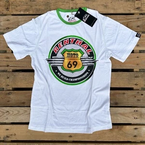 RENTHAL CASUAL T-SHIRT motocross mx bars adult mens MOTO TEE SINCE 69 WHITE - Picture 1 of 5