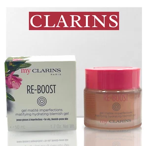 MY CLARINS - RE-BOOST - MATIFYING HYDRATING BLEMISH GEL - 50ml - New - Picture 1 of 4