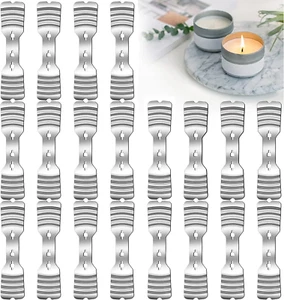 20Pcs Candle Wick Holders, Stainless Steel Centering Devices for Candle Making - Picture 1 of 12