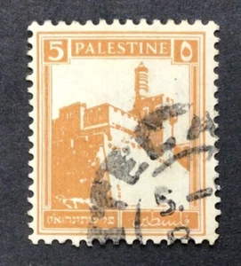 PALESTINE STAMP SG93, 5PIA. ORANGE, 1927, GOOD USED - Picture 1 of 3