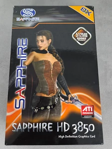 Retro Sapphire ATI Radeon HD3850 AGP 8x HD 3850 + IMBALLO ORIGINALE + accessori testati 512MB - Foto 1 di 10
