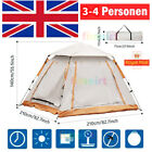 Pop-Up Camping Tent 3-4 Person Hexagon Automatic Instant Hydraulic Camping,Tent/