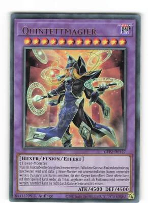 Yugioh QUINTETTMAGIER , gfp2-de127 Ultra Rare deutsch Near Mint  - Bild 1 von 2
