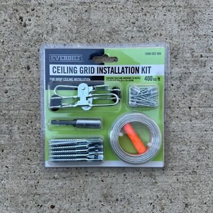 EVERBILT Ceiling Grid Installation Kit For Drop Ceiling Installation 400 sq ft - Picture 1 of 2