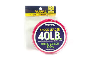 Varivas Fluorocarbon Shock Leader Line 30m 40lb (9876)
