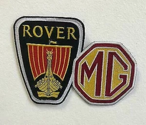 Rover MB Cars Sports Art Badge Clothes Iron or Sew on Embroidered Patch - Foto 1 di 1