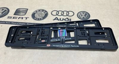 2x par Audi Show Number Matrícula Surround Audi Tradition OEM Regalo Foto 1 de 4