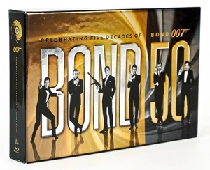Bond 50: Celebrating Five Decades of James Bond 007 (MGM '12, 23 Blu-ray Set) -N - Picture 1 of 7