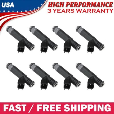 Juego de 8 inyectores de combustible aptos para Cadillac SRX STS XLR 4.6L V8 FJ719 12580645 EE. UU. Foto 1 de 4
