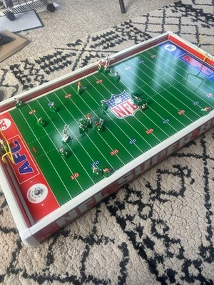 Juego de fútbol americano eléctrico vintage Tudor NFL Super Bowl con jugadores probado Foto 1 de 4