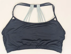 Reggiseno sportivo donna LIVI Active 18 blu navy pullover con spalline dietro sfoderato - Foto 1 di 7