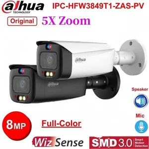 Dahua IPC-HFW3849T1-ZAS-PV 8MP 5x Zoom Full-Color 2-Way Talk TiOC2.0 PoE Camera - Picture 1 of 20