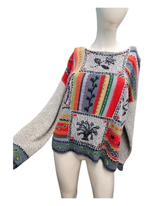 Northern Isles Vintage 90er Strickpullover Damen Größe XL - Bild 1 von 9