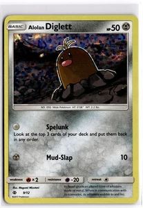 Pokemon TCG Alolan Diglett 9/12 009/012 McDonald's Promos 2017 LP - Picture 1 of 2