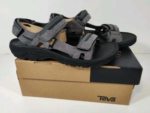 Teva Hudson Hiking Sandals Men's 10 Outdoor Water Gray 1002433 NIB Camping - Picture 1 of 10