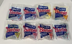 McDonalds Happy Meal Toys 1991 Barbies Complete set of 8 NEW!!!! - Picture 1 of 7