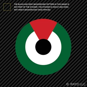 4" United Arab Emirates Air Force Roundel Sticker Decal UAE Emirati ARE AE - Picture 1 of 1